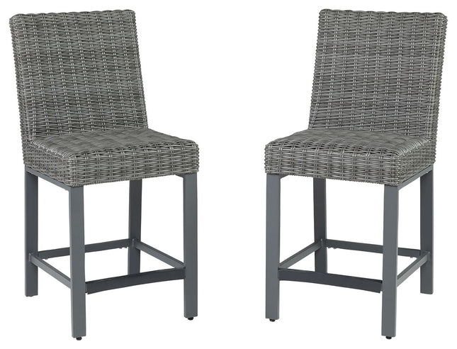 Palazzo - Gray - Tall Barstool (Set of 2) Signature Design by Ashley® 