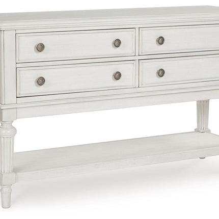 Montelaine - Antique White - Dining Room Server Benchcraft® 