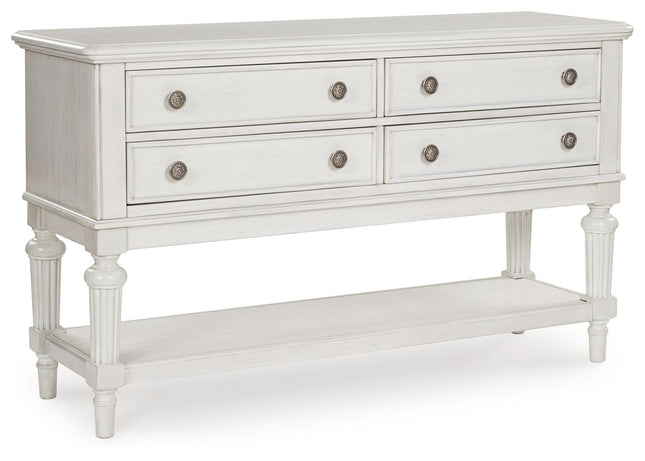 Montelaine - Antique White - Dining Room Server Benchcraft® 