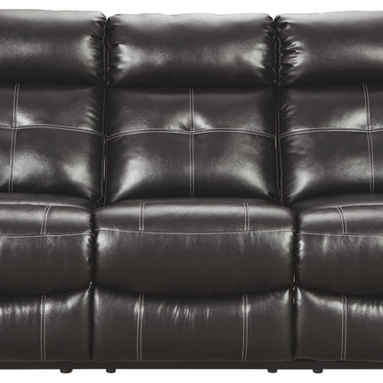 Kempten - Black - Reclining Sofa Ashley Furniture 