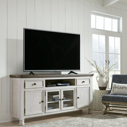 Havalance - Brown / Beige - Extra Large TV Stand - 4 Doors Signature Design by Ashley® 