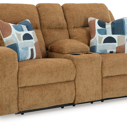 Kanlow - Dbl Reclining Loveseat With Console Signature Design by Ashley® 