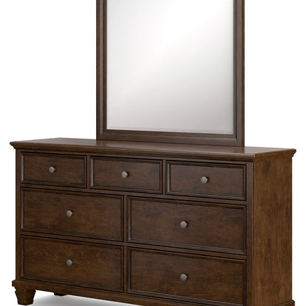 Danabrin - Brown - Dresser And Mirror Signature Design by Ashley® 