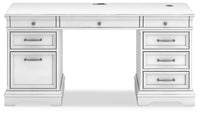 Thumbnail for Kanwyn - Whitewash - Credenza With Eight Drawers - Tony's Home Furnishings
