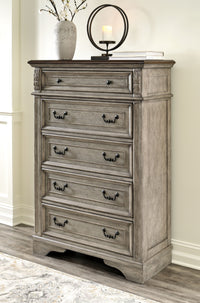 Thumbnail for Lodenbay - Antique Gray - Five Drawer Chest - Tony's Home Furnishings