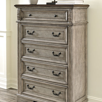 Lodenbay - Antique Gray - Five Drawer Chest Signature Design by Ashley® 