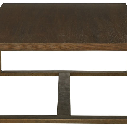 Balintmore - Brown / Gold Finish - Rectangular Cocktail Table Signature Design by Ashley® 