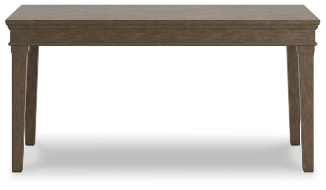 Janismore - Weathered Gray - Home Office Desk Signature Design by Ashley® 