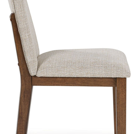 Kraeburn - Beige / Brown - Dining Upholstered Side Chair (Set of 2) Signature Design by Ashley® 