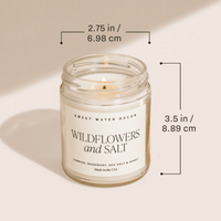 Thumbnail for Mr. & Mrs. Quote Candle - Clear Jar - 9 oz (Palo Santo Patchouli) - Tony's Home Furnishings