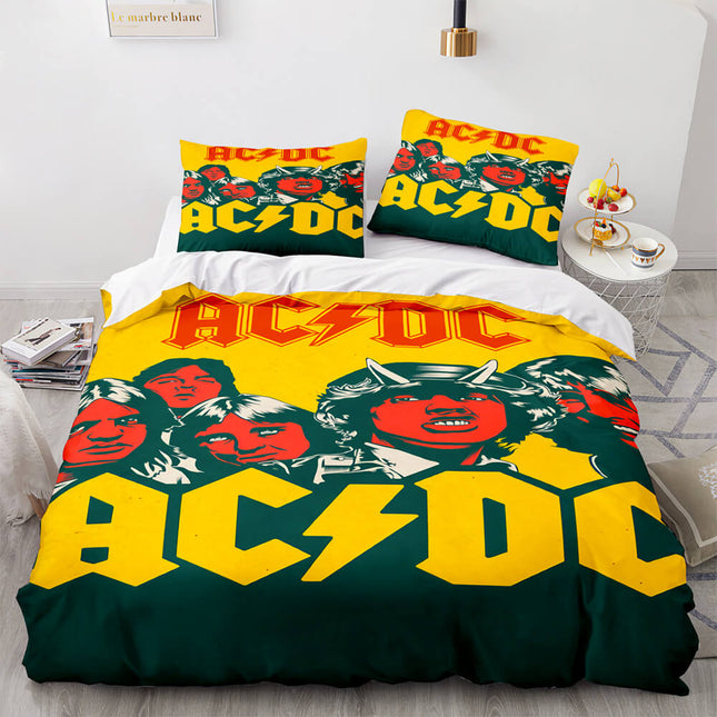 AC DC Cosplay 3 Piece Bedding Set Quilt Covers Without Filler