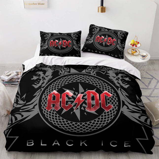 AC DC Cosplay 3 Piece Bedding Set Quilt Covers Without Filler