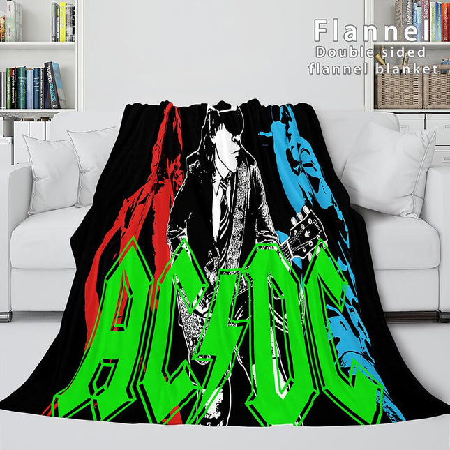 ACDC Orchestra Flannel Fleece Blanket