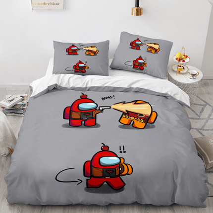 Among Us PatternCosplay Bedding Sets Quilt Cover