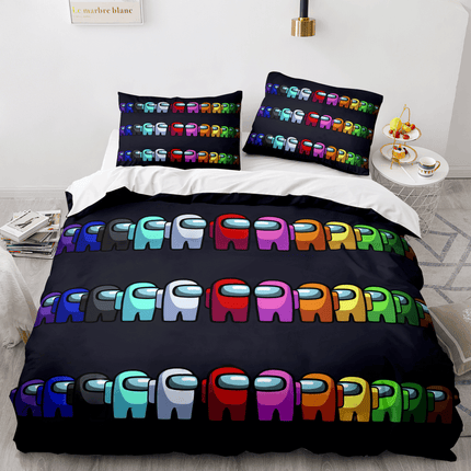 Among Us PatternCosplay Bedding Sets Quilt Cover