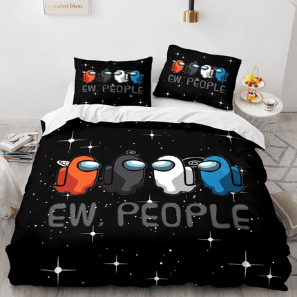 Among Us PatternCosplay Bedding Sets Quilt Cover