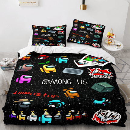 Among Us PatternCosplay Bedding Sets Quilt Cover