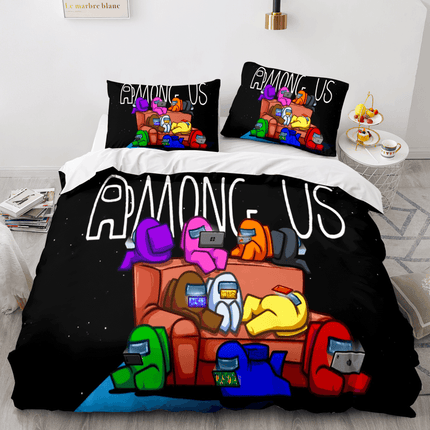 Among Us PatternCosplay Bedding Sets Quilt Cover