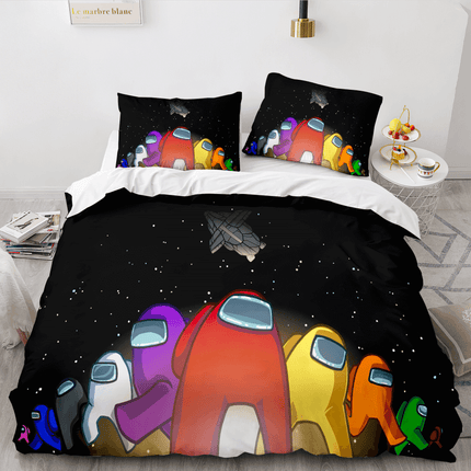 Among Us PatternCosplay Bedding Sets Quilt Cover