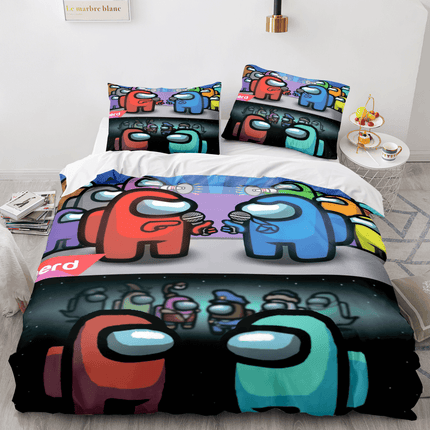 Among Us PatternCosplay Bedding Sets Quilt Cover