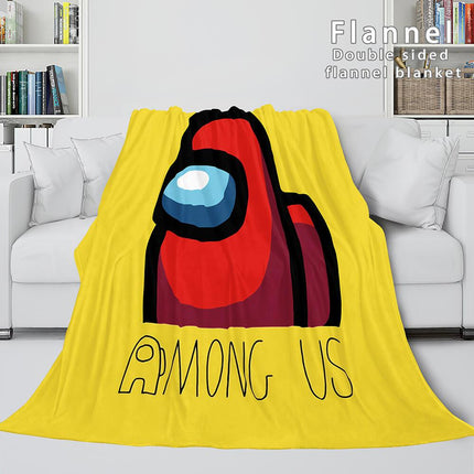 Among Us Flannel Fleece Blanket