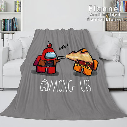 Among Us Flannel Fleece Blanket