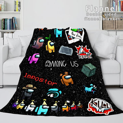 Among Us Flannel Fleece Blanket