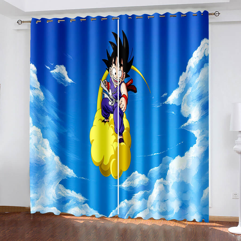 Anime Dragon Ball Curtains Pattern Blackout Window Drapes EBuycos 