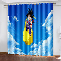 Anime Dragon Ball Curtains Pattern Blackout Window Drapes EBuycos 