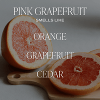 Thumbnail for Pink Grapefruit Soy Candle - Tan Matte Jar - 15 oz - Tony's Home Furnishings