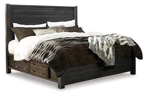 Baylow King Storage Bed - Closeout B741 Tony's Home Furnishings Furniture. Beds. Dressers. Sofas.