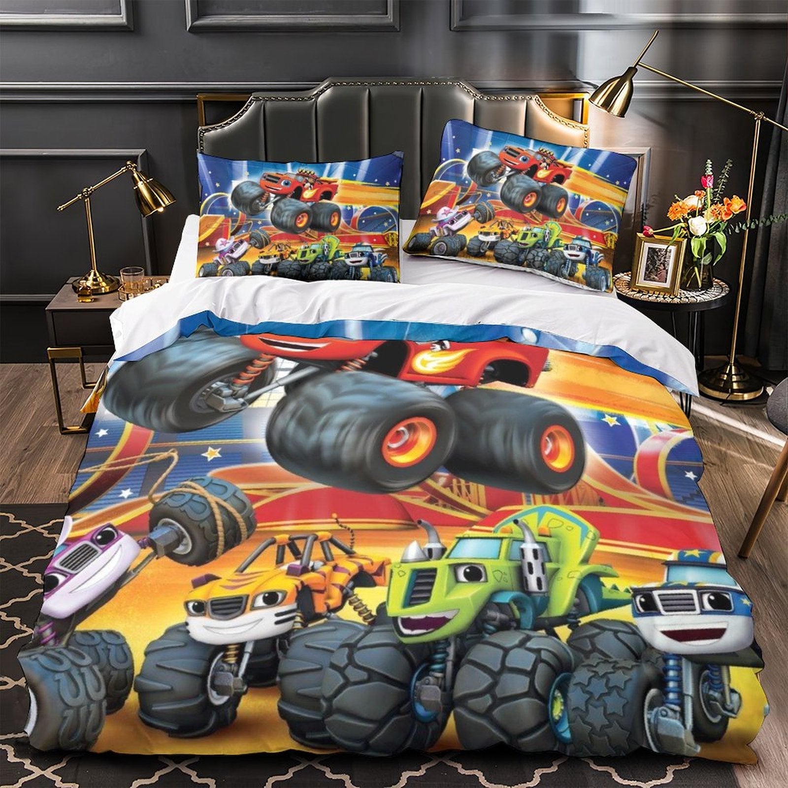 Blaze monster truck bedding sales