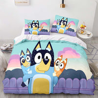 Bluey Bedding Set Quilt Cover Without Filler EBuycos 