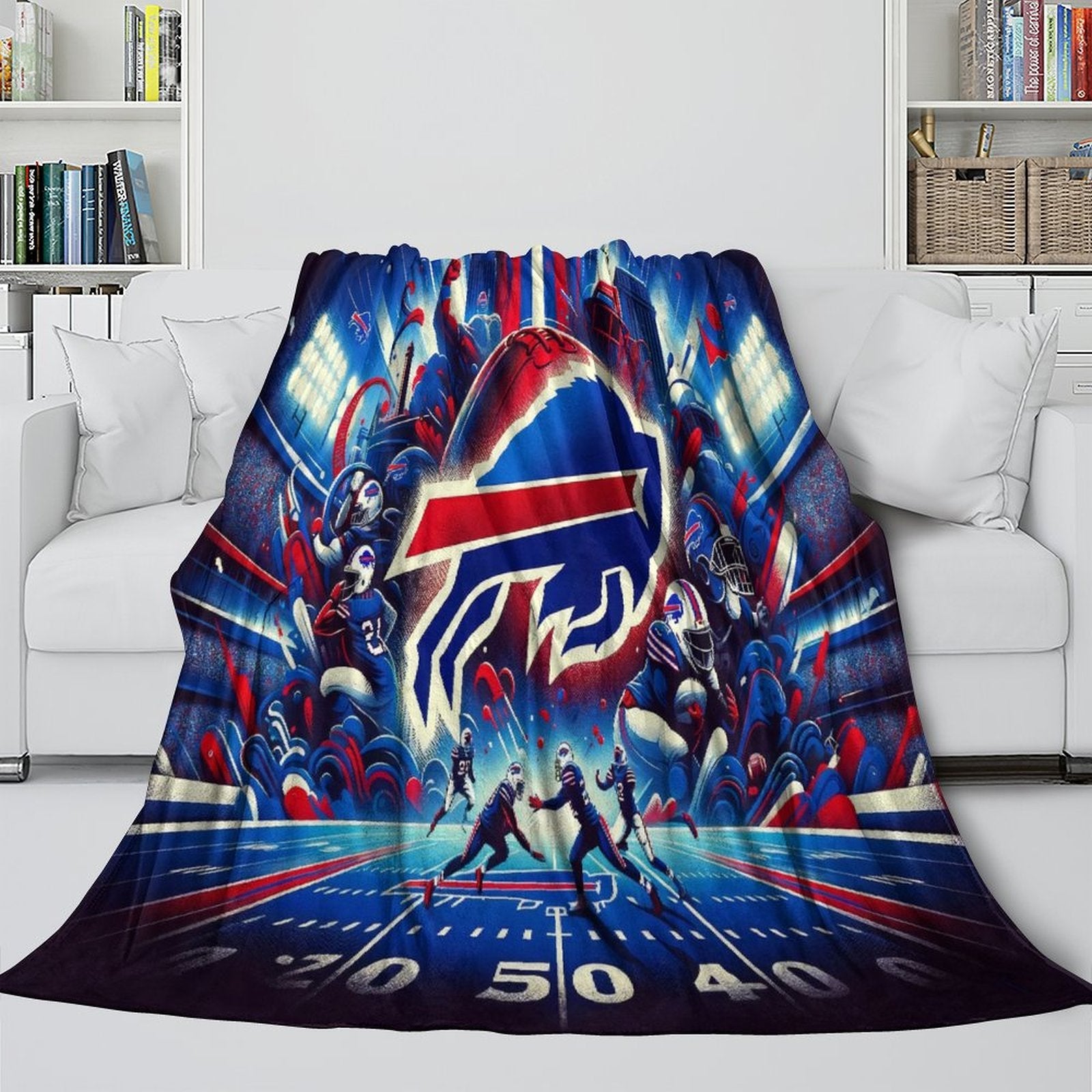 Buffalo bills Halloween outlet blanket