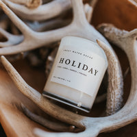 Thumbnail for Holiday Soy Candle - White Jar - 11 oz - Tony's Home Furnishings