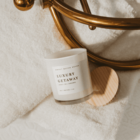 Thumbnail for Luxury Getaway Soy Candle - White Jar - 11 oz - Tony's Home Furnishings
