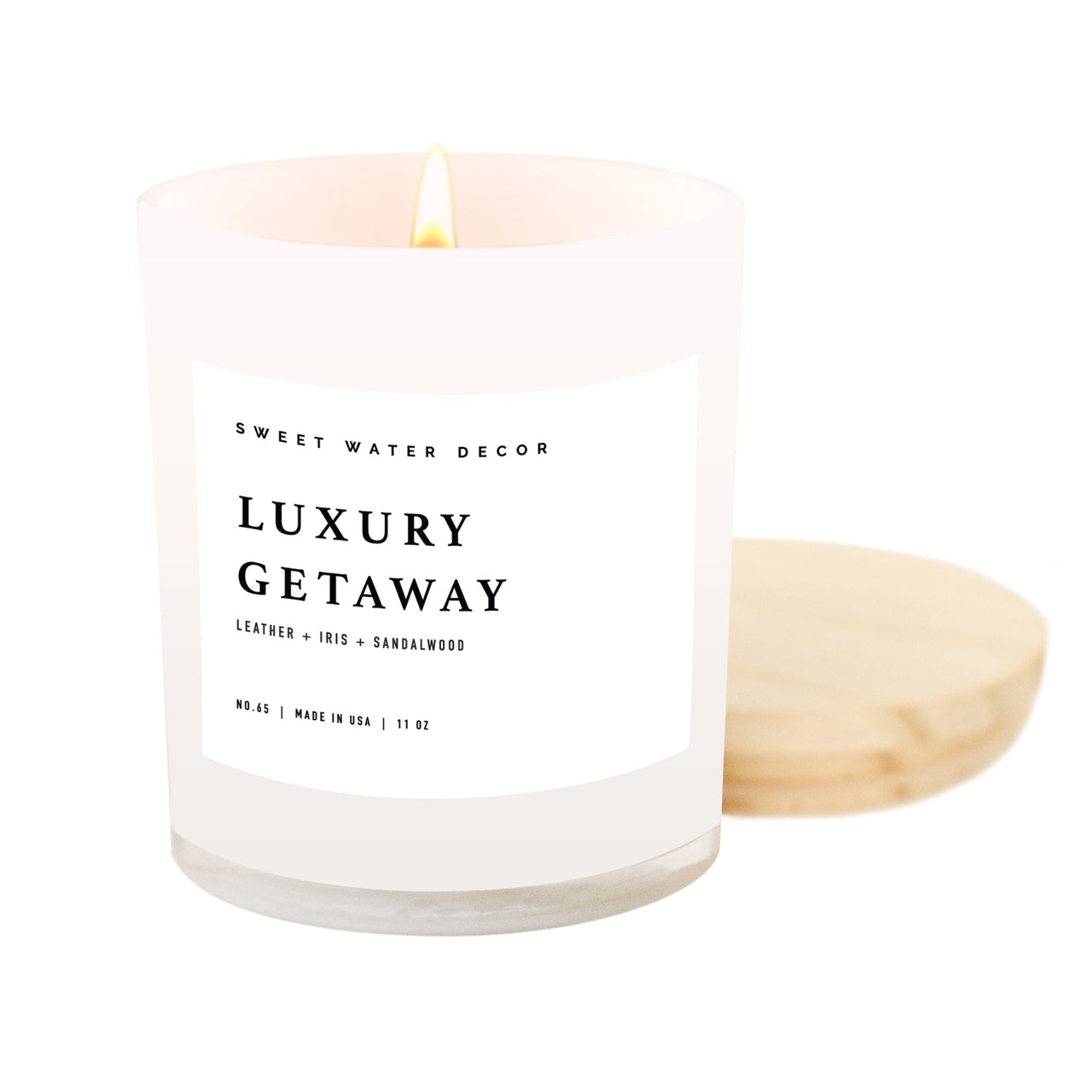 Luxury Getaway Soy Candle - White Jar - 11 oz - Tony's Home Furnishings