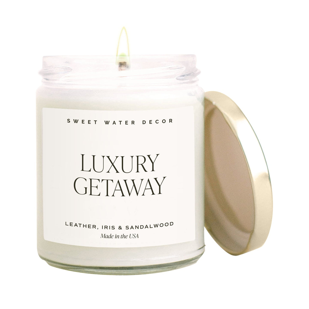 Luxury Getaway Soy Candle - Clear Jar - 9 oz - Tony's Home Furnishings