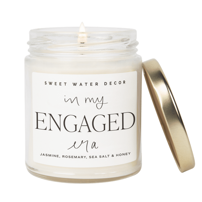 In My Engaged Era Soy Candle - Clear Jar - 9 oz - Tony's Home Furnishings