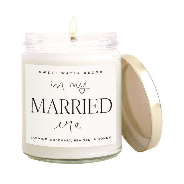 In My Married Era Soy Candle - Clear Jar - 9 oz - Tony's Home Furnishings