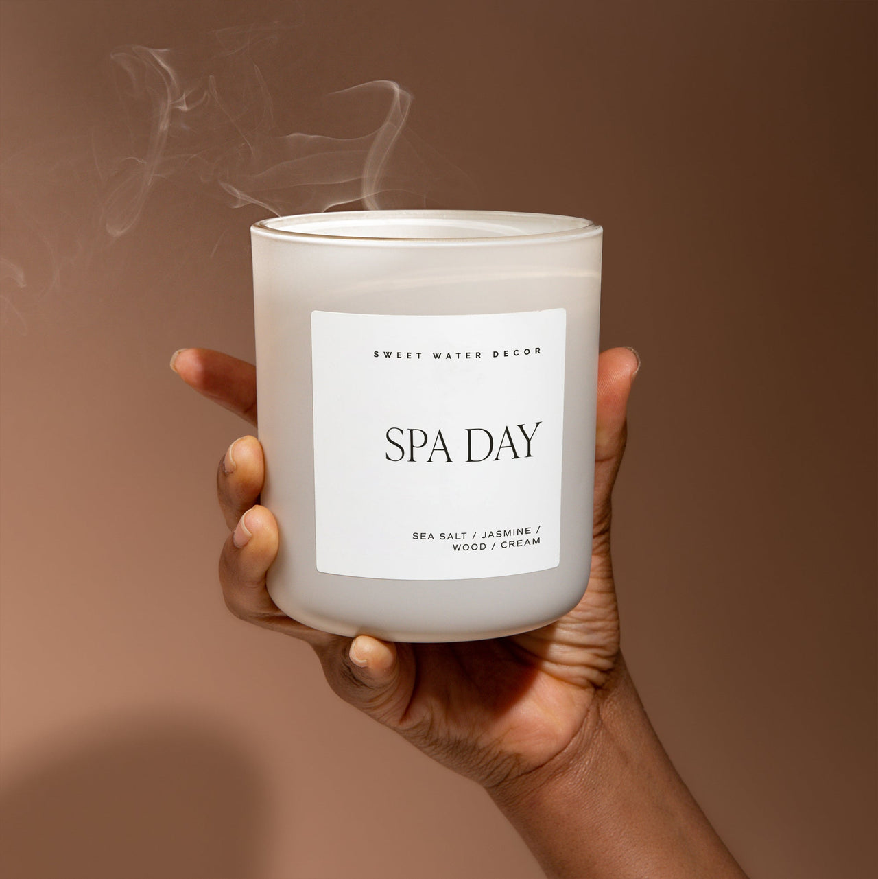 Spa Day Soy Candle - Tan Matte Jar - 15 oz - Tony's Home Furnishings