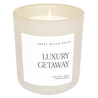 Thumbnail for Luxury Getaway Soy Candle - Tan Matte Jar - 15 oz - Tony's Home Furnishings