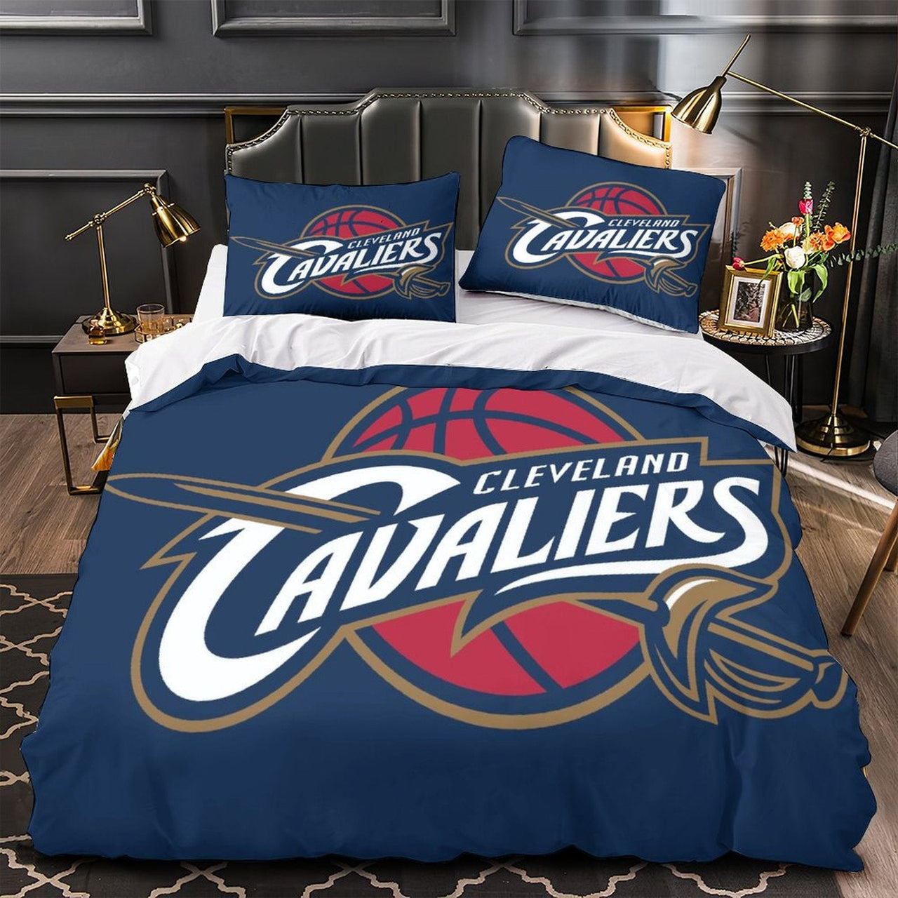 Cleveland Cavaliers Bedding Set Duvet Cover Without Filler