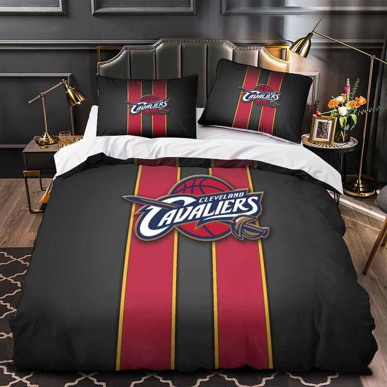 Cleveland Cavaliers Bedding Set Duvet Cover Without Filler
