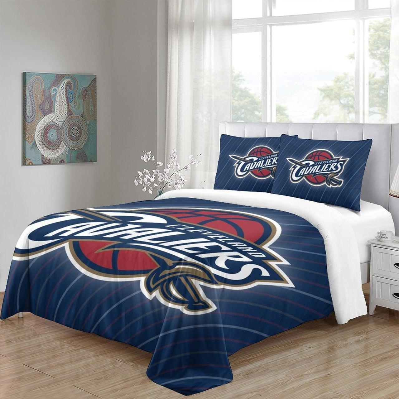 Cleveland Cavaliers Bedding Set Duvet Cover Without Filler
