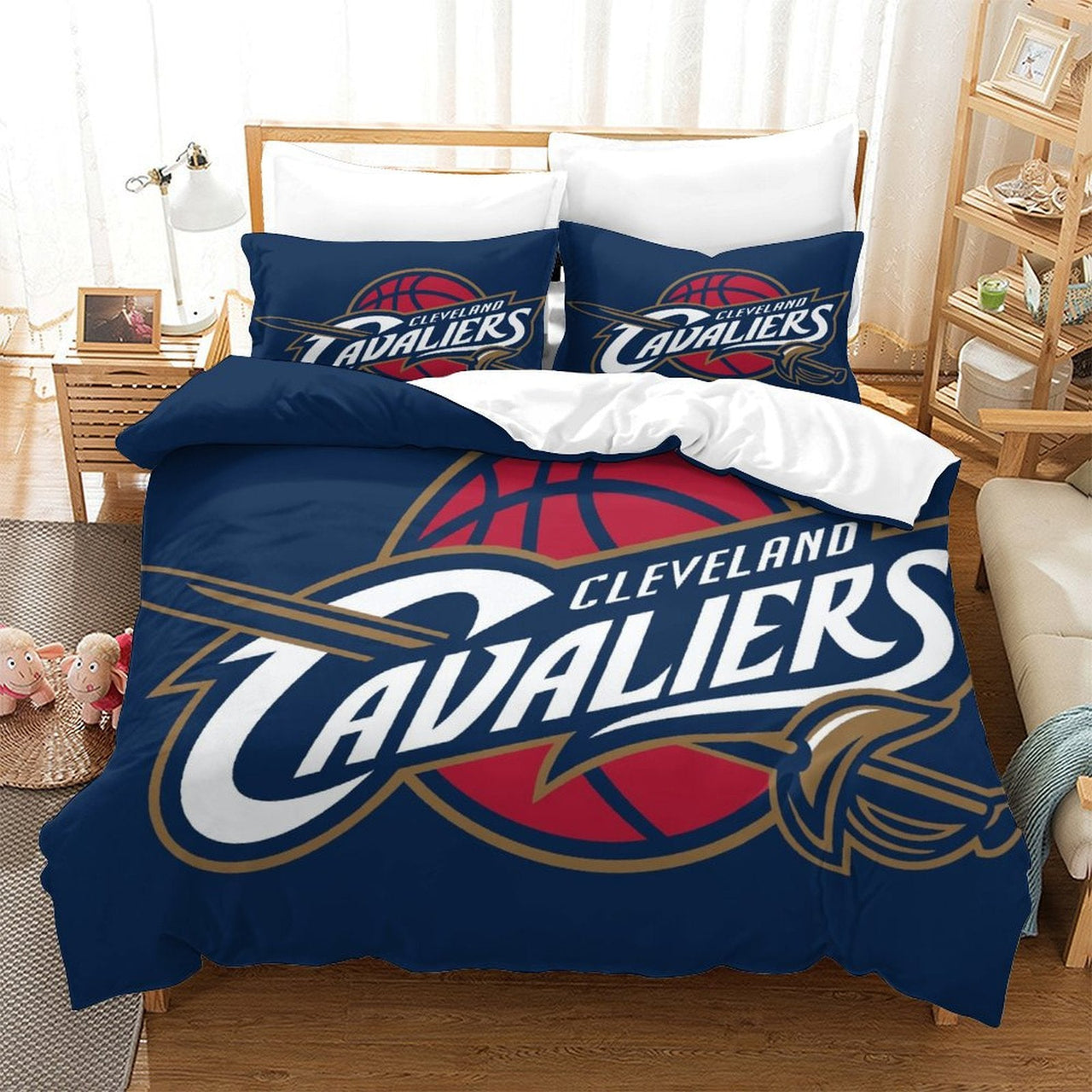 Cleveland Cavaliers Bedding Set Duvet Cover Without Filler