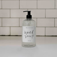 Thumbnail for 16oz Clear Plastic Hand Soap Dispenser - White Label Tony's Home Furnishings Furniture. Beds. Dressers. Sofas.