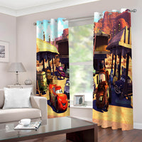 Disney Cars Curtains Cosplay Blackout Window Drapes for Room Decoration