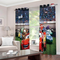 Disney Cars Curtains Cosplay Blackout Window Drapes for Room Decoration
