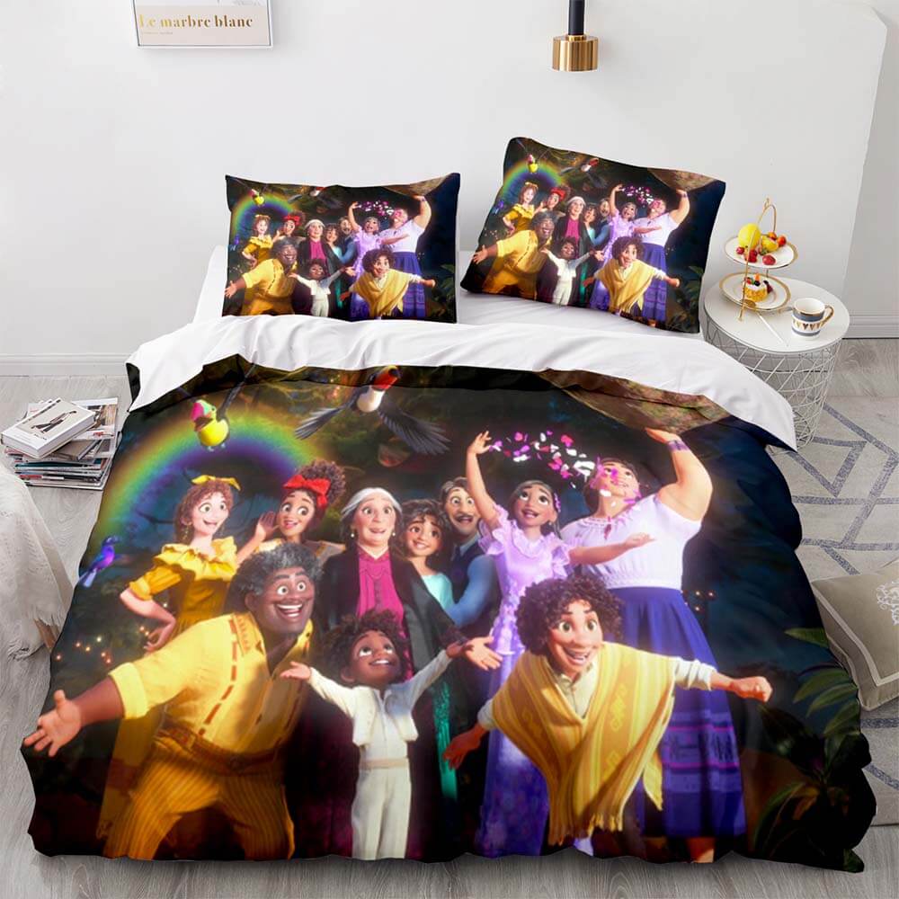 Disney Encanto Bedding Set Quilt Duvet Cover Pillowcase 3 Piece Sets